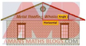 real life application of trigonometry in roof inclination