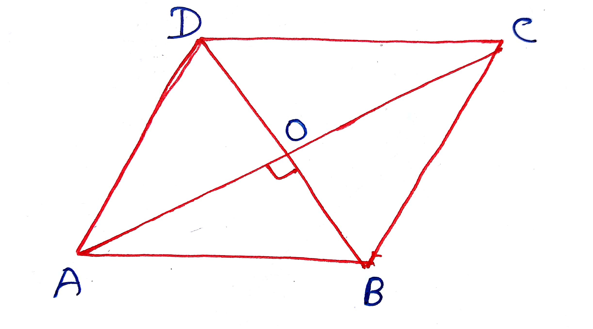 Основания любой трапеции параллельны диагонали ромба равны