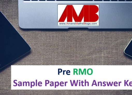 pre rmo sample paper with answer keys