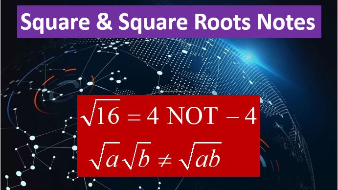 Square and Square Roots