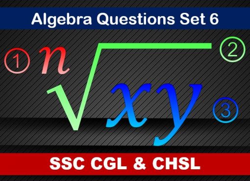 ssc cgl chsl algebra set 6