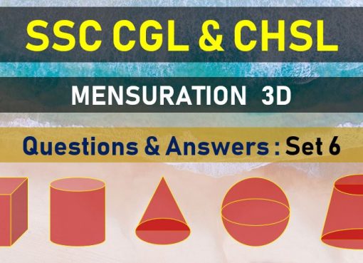 ssc cgl chsl mensuration questions answers set 16