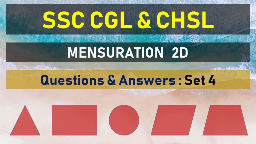 ssc cgl chsl mensuration questions answers set 4