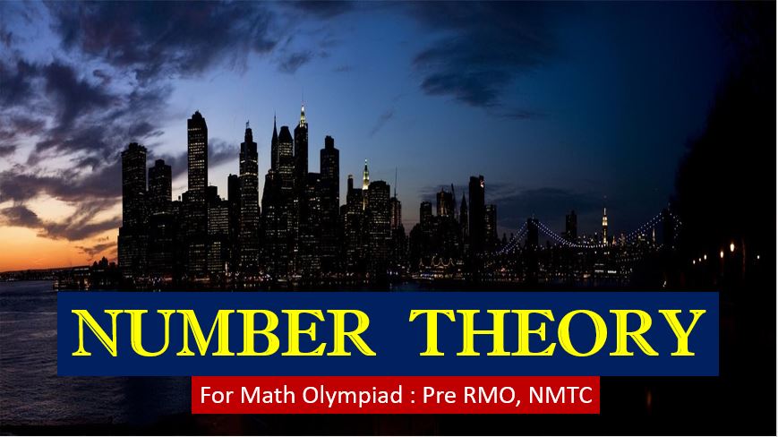 number theory for math olympiad rmo nmtc
