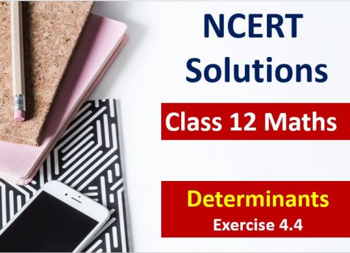 NCERT Solutions for Class 12 Maths Determinants