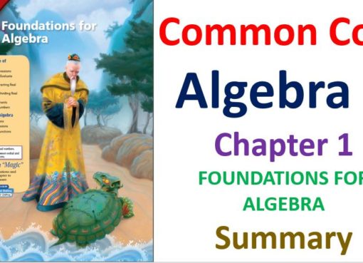 Common-Core-Algebra-1-Unit-1-Foundations-For-Algebra-Chapter