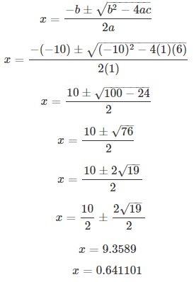 S Chand ICSE Solutions Class 10 Maths Quadratic Equation Revision Exercise