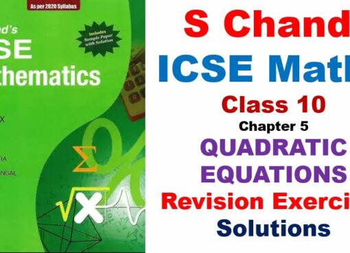 s-chand-icse-maths-solutions-class-10-chapter-5-quadratic-equations-revision-exercise-ambipi