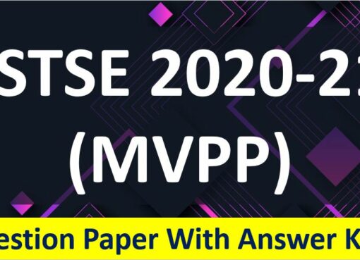 JSTSE MVPP 2020-21 Question Paper With Answer Keys and Solutions