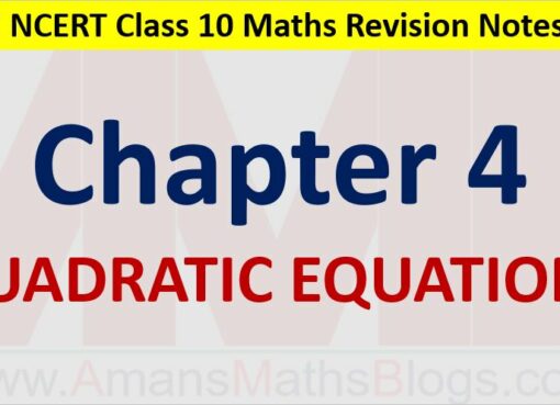 Quadratic-Equations-CBSE-NCERT-Notes-Class-10-Maths-PDF