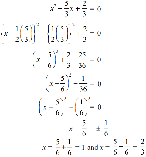 Quadratic Equations CBSE NCERT Notes Class 10 Maths PDF