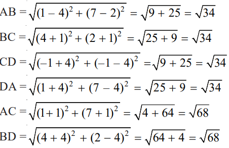 Coordinate Geometry CBSE NCERT Notes Class 10 Maths Chapter 7 PDF