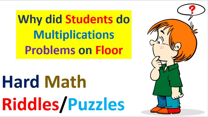 Hard Math Riddles Puzzles with Answers PDF Download