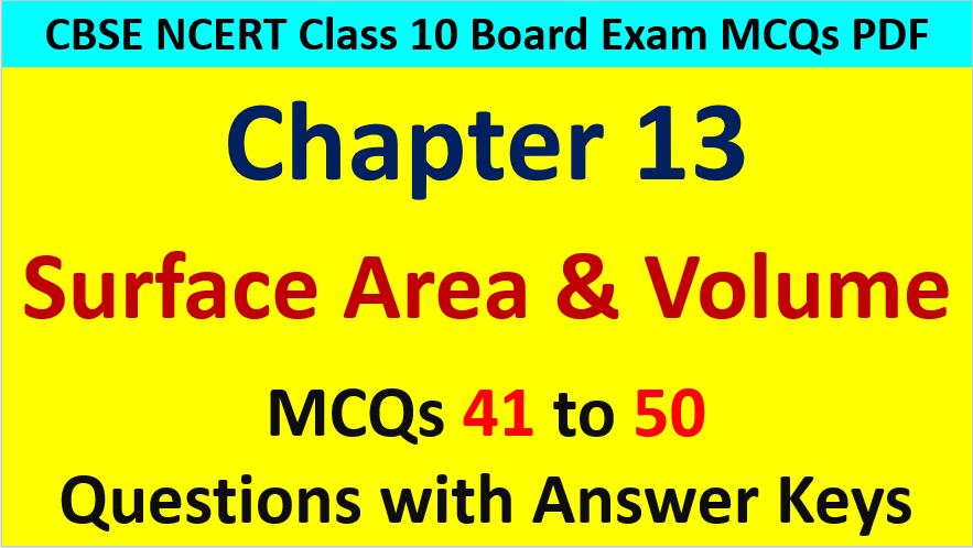 Surface-Area-and-Volume-CBSE-Class-10-MCQ-Questions-with-Answers-Keys