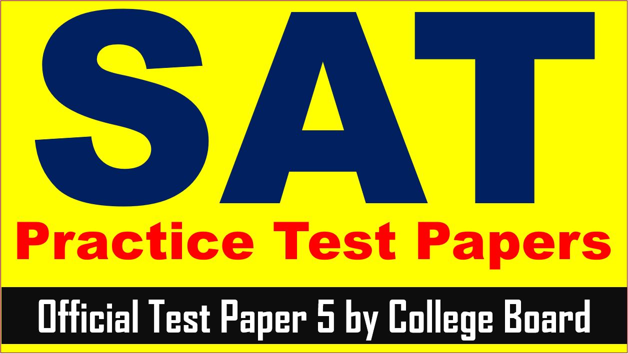 SAT Practice Test 5 Answers SAT Prep Online Tutor AMBiPi.