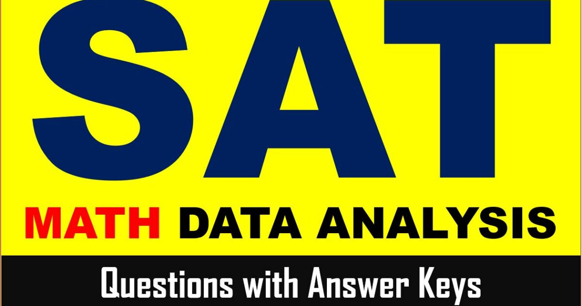 SAT Data Analysis Practice Questions with Answer Keys SAT Math Online Courses AMBiPi