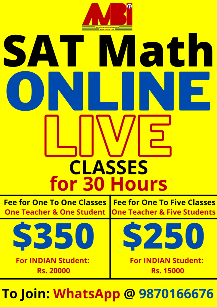 SAT Prep Test 2022 Math Course Online Tuition SAT Practice Test