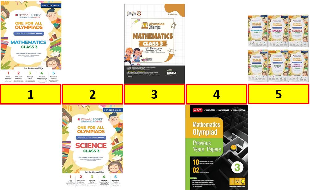 Best Books for Math Olympiad Class 3