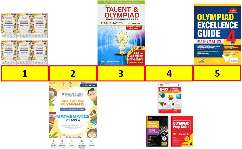 Best Books for Math Olympiad Class 4
