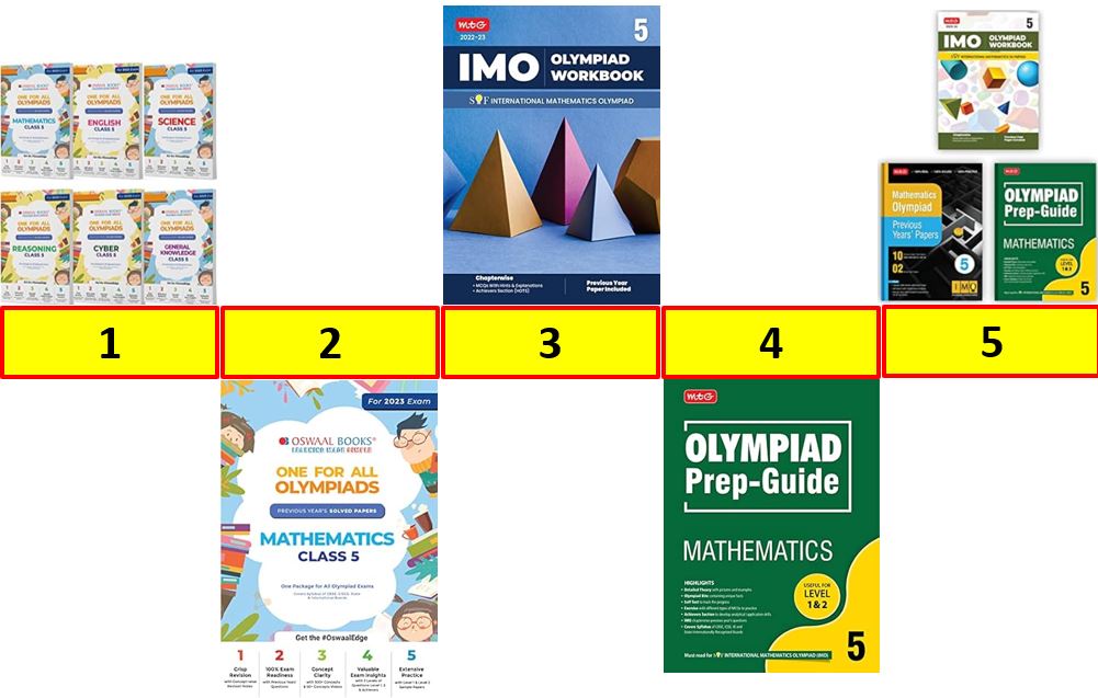 Best Books for Math Olympiad Class 5